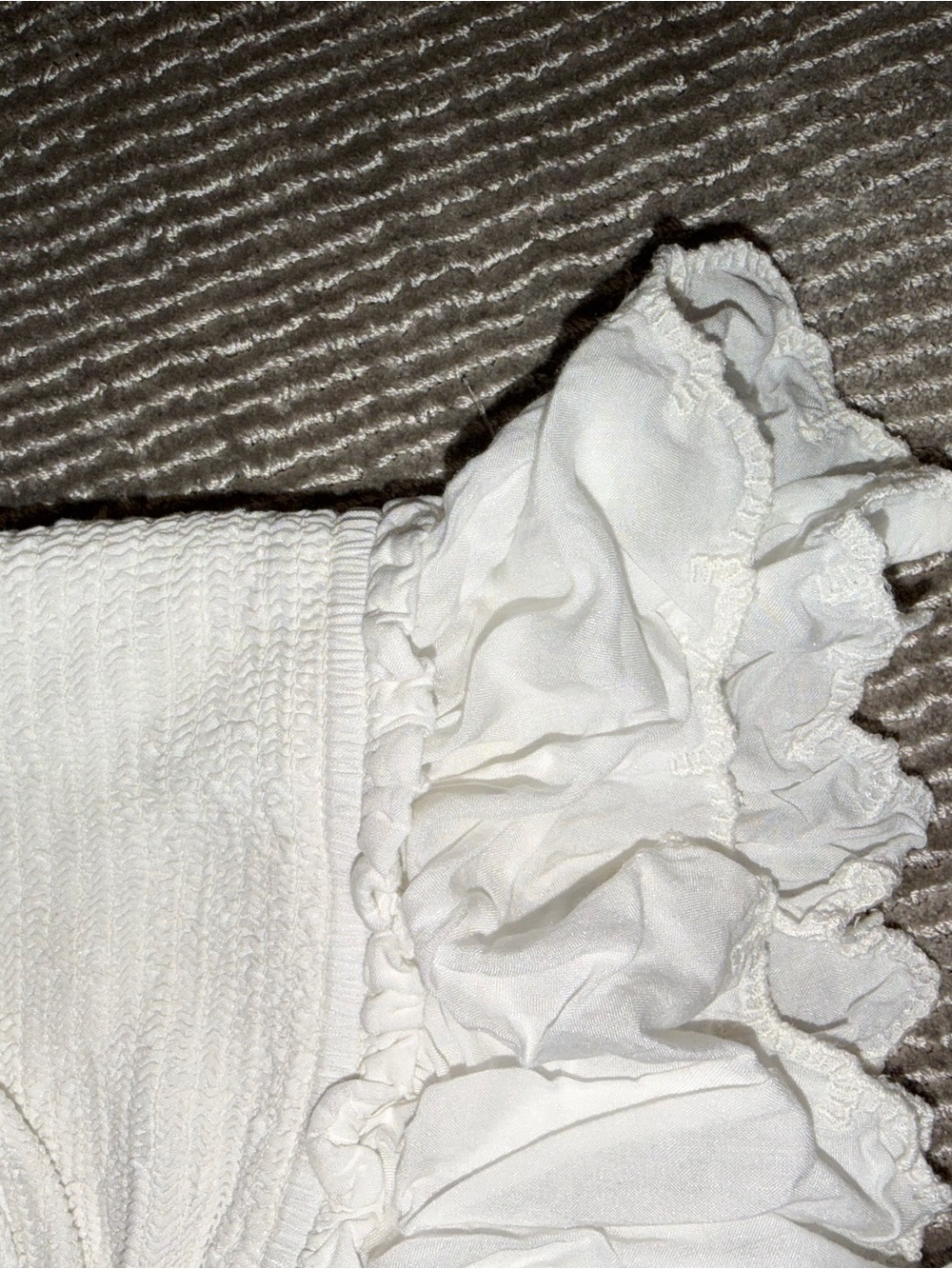 Wilfred Cream Ruffle-Trim Top - Picture 4 of 4